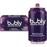 bubly Sparkling Water, Blackberry, Zero Sugar & Zero Calories, Seltzer Water,12 Fl Oz Cans (Pack of 8)