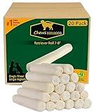 Premium Chews for Dogs Retriever Roll 7-8 Inches Extra Thick (20 Pack)