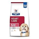 Hill's Prescription Diet h/d Heart Care Chicken Flavor Dry Dog Food, Veterinary Diet, 17.6 lb. Bag