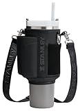 Stanley All Day Quencher Carry All for 40 oz Tumbler with Handle | Crossbody Bag with Phone Holder Pocket, Card Sleeve & Detachable Strap | Water Bottle Carrier Bag | BPA-Free | Black