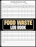 Food Waste Log Book: Organize Monitor and Minimize food Wastage Tracker for Restaurants