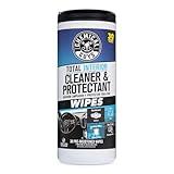 Chemical Guys Total Interior Cleaner & Protectant Canister Wipes, Great for Cars, Trucks, SUVs, RVs, & More (30 Ct) - PMWCSPI22030