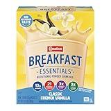 Carnation Breakfast Essentials Powder Drink Mix, Classic French Vanilla, 10 Count Box of Packets