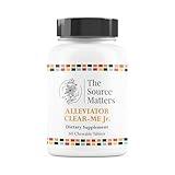 The Source Matters Alleviator Clear-ME JR Seasonal Allergy Relief and Immune Support for Children | Quercetin, Bromelain, Stinging Nettles, NAC, and Vitamin C (60 Chewable Tablets)