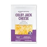 Amazon Grocery, Colby Jack Cheese, 8 Oz, 10 Slices (Previously Happy Belly, Packaging May Vary)