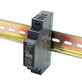HDR-15-12 12V 1.25A 15W Ultra-Slim DIN Rail Power Supply Step-Shape for Industrial Automation (15W, 12V 1.25A)