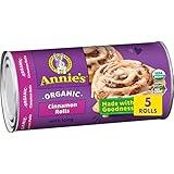 Annie's Organic Cinnamon Rolls with Icing, Refrigerated Dough, 5 Rolls, 17.5 oz