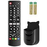 Rimous Remote Compatible with LG TV Remote Control (All Models) for All Smart TV LCD LED 3D AKB75375604 AKB75095307 AKB75675304 Remote Control for LG Remote Replacement with Holder & Battery