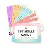 CBT Cards for Adults & Teens - Cognitive Behavioral Therapy Tools for Anxiety, Depression, Stress & Trauma Relief - Mental Health Coping Skills Flash Cards