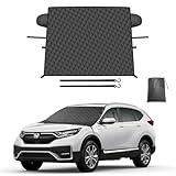 INSAUTO Upgraded 5-Layer Car Windshield Cover for Ice and Snow, Car Front Windshield Snow Cover Designed for Harsh Weather, Fit for Most Cars, SUVs and Trucks (70 x 47 Inch)