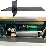 TACOBRO Glove Box Organizer Compatible with 4Runner 2010 2011-2019 2021 2022 2023 2024 and GX 460 2010-2024 Accessories, Insert Glove Compartment ABS Materials, Black