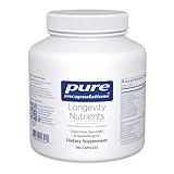 Pure Encapsulations Longevity Nutrients | Multivitamin/Mineral Complex to Support Healthy Aging, Brain Function, Eyes, Bones, and Vascular Health* | 240 Capsules