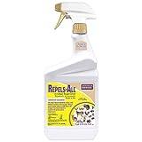 Bonide Repels-All Animal Repellent, 32 oz Ready-to-Use Spray, Outdoor Garden Deer & Rabbit Repellent, People & Pet Safe