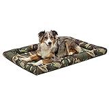 MidWest Homes for Pets Large QuietTime MAXX Ultra-Rugged Dog Bed, Water & Odor Resistant, Bolstered Edge, Non-Slip Bottom, Fits 42-inch Crates, Camo