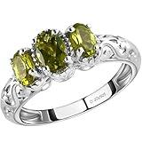 Shop LC Sterling Silver Rings Women - Birthstone Peridot Ring for Her in Platinum Plating Gemstone Premium Jewelry Birthday Christmas Gifts for Women Size - 7