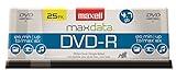 Maxell Dvd-R Recordable Disc, 4.7 Gb, 16x, Spindle, Gold, 25/pack