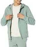 Amazon Essentials Men's Active Sweat Zip Through Hoodie (Available in Big & Tall), Sage Green, X-Small