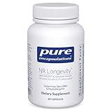 Pure Encapsulations NR Longevity - Supports Healthy Aging. Replenishment of NAD+ & Mitochondrial Function* - with NIAGEN - Gluten Free, Non-GMO, Hypoallergenic - 60 Capsules