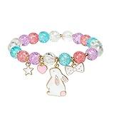 Artinhand Easter Bracelets Basket Stuffers Essentials Egg Fillers Filled For Women 2025 Teens Cute Bunny Charm Decorations Accessories Gifts Rabbit Presents For Adults Female