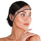 ABC PACK & SUPPLY Black Disposable Hair Net, 28 Inches. 100 Pack Micro Nylon Bouffant Hair Nets. Bouffant Caps Disposable with Elastic Edge. Stretchable Hairnets for Foodservice, Industrial Use