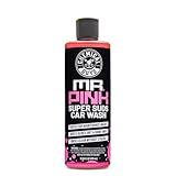 Chemical Guys Mr. Pink Foaming Car Wash Soap - High-Suds pH-Balanced Car Shampoo for Bucket Washes and Foam Cannons - Safe on Wax, Sealants, and All Paint Finishes - 16 oz Candy Scent