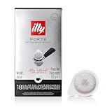 illy E.S.E. Coffee - Single-Serve Coffee Capsules & Pods - Forte Extra Dark Roast - Notes Of Dark Chocolate - For E.S.E Machines - Extraordinary Aroma & Body – 18 Count