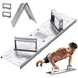 Mochantum Multifunctional Push Up Board Heavy Duty 304 Stainless Steel Home Gym Equipment No Deformation High Intensity Chest workout for men and women