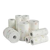 1 roll (400 Sheets), Lazy Rags, Disposable Kitchen Paper Towels, Washable Dry and Wet Towels, Dish Cloths, Non-Stick Oil Rags, degreasing Towels, Household Cleaning Rags, Cleaning Supplies