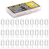 Spurtar 30PCS 194 LED Bulb 6000K White 168 W5W 2825 194 T10 LED Bulb Wedge COB Replacement Bulbs Error Free for Dome Map Door Courtesy Trunk Parking License Plate Lights etc.