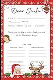 Dear Santa Notebook : Wish List, Composition, 6 x 9, 100 Pages, for kids, teens, boys, girls, Christmas paper