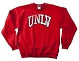 SDI mens 50/50 Blended 8 Oz. Crewneck sports fan sweatshirts, Red, Medium