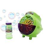 Gazillion Bubbles, Hurricane Bubble Making Machine - Portable Bubble Maker - Instant Bubble Creation - Outdoor Toy for Kids - 4 oz. Bubble Solution Included - Ages 3+