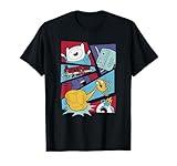 Adventure Time Group Shot Action Comic Panels T-Shirt