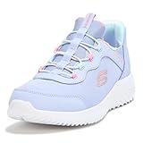 Skechers Girls Bounder-Simple Cute Sneaker, Lavender, 10 Toddler