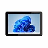 ONERugged 10.1 inch Industrial Panel PC P10J, 10 Point Capacitive Touch Screen Panel Computer, 8GB+128GB, Celeron N5100, Windows 11 Pro, 2xUSB3.0, HDMI, 2xRS232, 2xLAN, BT5.0/WiFi - Black