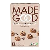 MadeGood Chocolate Chip Soft Baked Cookies, Organic Snacks, 0.85oz Each