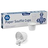 MED PRIDE Disposable 250 Pack Paper Souffle Medicine Cups-0.75 Ounce, Dispenser Paper Cups-Pill Holders for Mixed Pills, Single Dosage-Portion, Food & Dessert Serving
