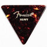 Fender Classic Celluloid Guitar Picks 355 Shape, Guitar Accessories, Tortoise Shell, Heavy, 12-Pack