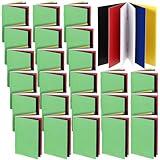 Motiskyy 24 Pcs Wordless Book Plan of Salvation Sunday School Gospel Tracts Gifts Christian Bible Tracts 6 Color Black White Red Blue Yellow Green Evangelism Salvation Spiritual Jesus Book