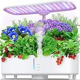 Hydroponics Growing System Kit 15 Pods Misting Indoor Gardening System Indoor Garden Gardening Gifts for Women 5L Water Capacity 48W Grow Light Herb Garden