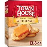 Town House Oven Baked Crackers, Holiday & Party Snacks, Original 13.8oz