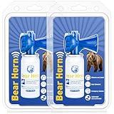 2 Pack 1.4oz Bear Horn Self Defense, Loud Air Horn for Wild Animals, 120dB Heard up to 1/2 Mile Away, Ideal for Hiking