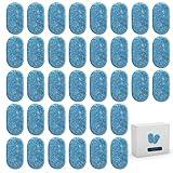 WITMYA 36 Pieces Foam Shield for Smart Toilet, Splash-Resistant Toilet Cleaner, Fresh Air, Easy Cleaning, Universal Fit, 1-Year Supply