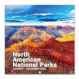 2026 Calendar - 2026 Wall Calendar - National Parks Wall Calendar 2026, Jan - Dec 2026, 12" x 24" (Open), Hanging Hook, Blocks and Holidays - Beautiful National Parks
