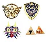 Classic Fantasy Game Trilogy Metal Enamel Set of 4 Pins