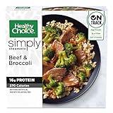 Healthy Choice Simply Steamers Frozen Dinner, Beef & Broccoli, 10 Ounce