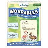 Skillmatics Vocabulary Flash Cards for Kids - Learn 100 Words with Wordplay, Visuals, & Soundplay, Christmas Stocking Stuffers, Educational Gifts for Ages 8, 9, 10 & Up, Screen-Free Language Game