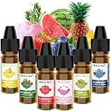 Food Flavoring Oil - Concentrated Candy Flavors, 6 Liquid Lip Gloss Flavoring Oil, Cotton Candy Pineapple Flavor Oil for Baking, Cooking, Drinks, Water & Oil Soluble - 0.25 Fl Oz
