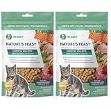 Dr. Marty Nature's Feast Essential Wellness Beef, Salmon and Poultry Dry Cat Food 12 oz (2 Pack)