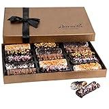 Barnetts Christmas Holiday Thanksgiving Chocolate Gift Baskets, 15 Crepes Cookie Chocolates Candy Box, Gourmet Chocolate Covered Cookies Holiday Gifts, Spring Candy Basket Gifts Ideas, for Dad, Husband, Son, Grandfather Food Delivery Ideas
